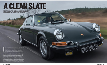 Classic Porsche features our Steve McQueen Le Mans Tribute
